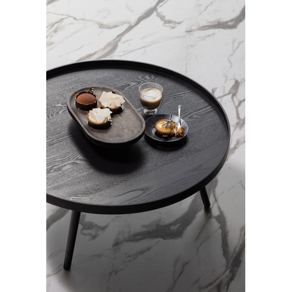 Tavolino nero , Ø 78 cm Mesa - WOOOD-image-1