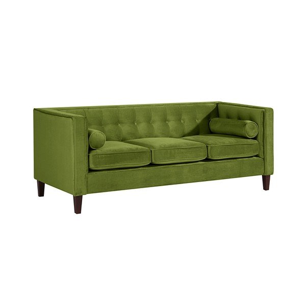 Divano verde oliva Jeronimo, 215 cm - Max Winzer-image-1