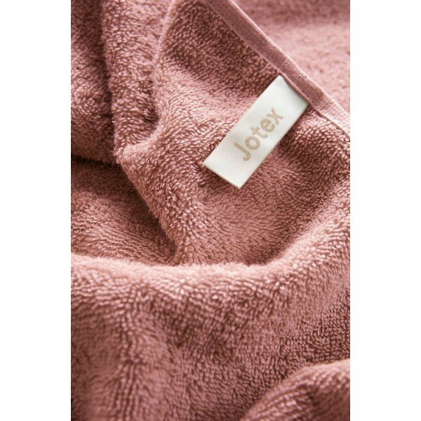 Set di asciugamani per viso e corpo blu in cotone 4 pz Darcy – Jotex-image-4