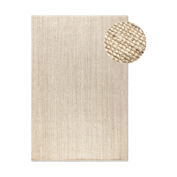 Tappeto color crema in iuta 80x150 cm Bouclé – Hanse Home