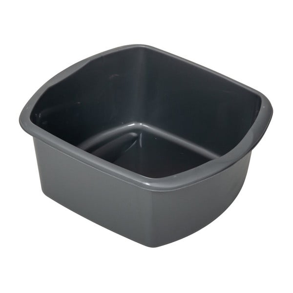 Lavorazione quadrata in plastica grigia, 29 x 32 x 14 cm - Addis