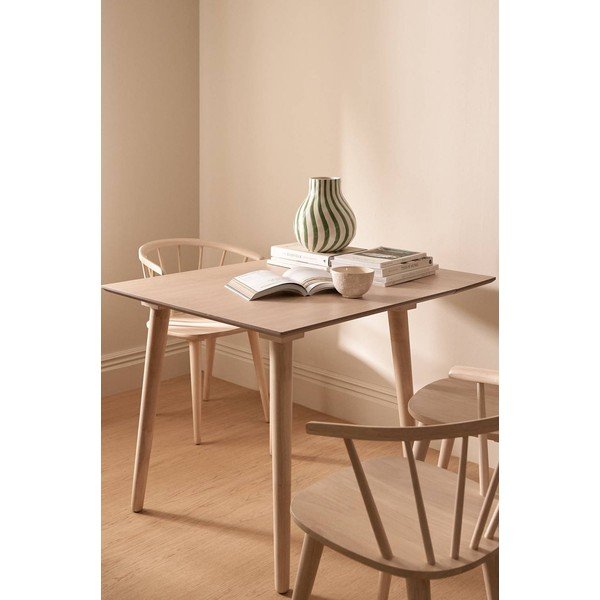 Tavolo da pranzo con effetto olmo allungabile con estensione 80x80 cm Jolina – Ellos Home-image-2