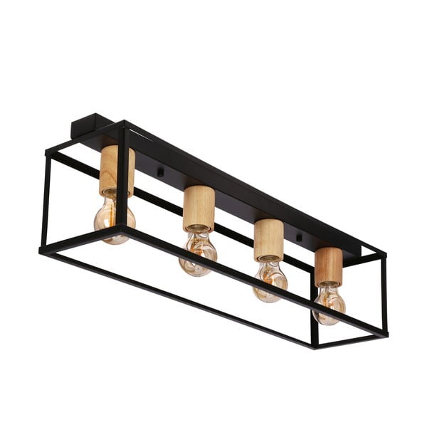 Lampada da soffitto nera 17x70 cm Retro - Candellux Lighting