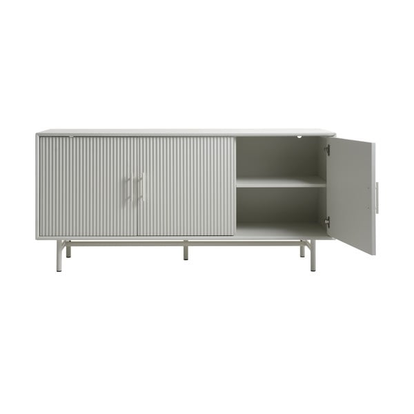 Cassettiera grigia 160x75x45 cm Palma – Unique Furniture-image-3