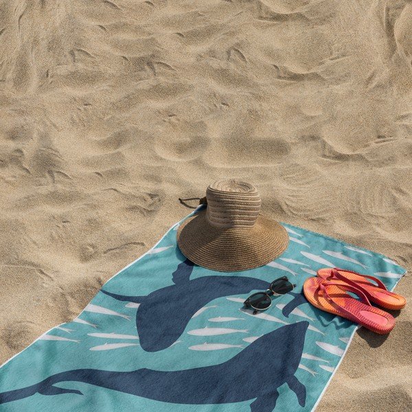 Telo mare blu 90x180 cm Dolphin - DecoKing-image-4