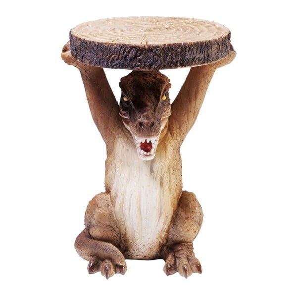 Tavolo pieghevole a forma di dinosauro , Ø 25 cm - Kare Design