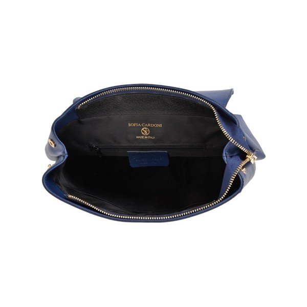 Zaino in pelle blu Angelica - Sofia Cardoni-image-3