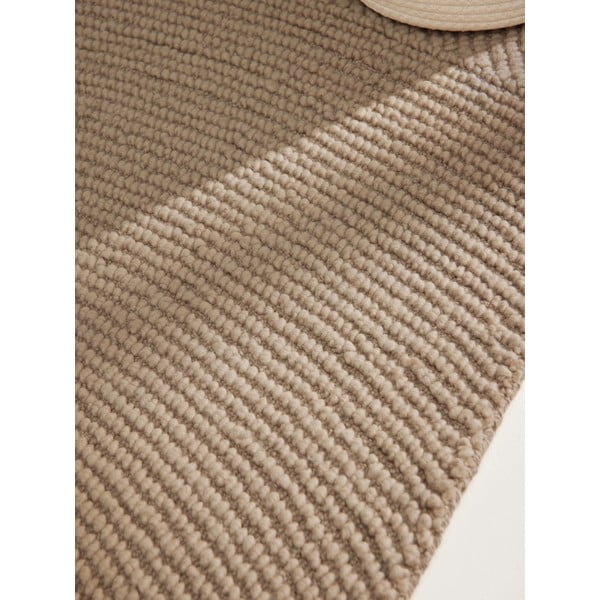 Passatoia beige in lana tessuta a mano 80x200 cm Eleni Light Beige – Hanse Home-image-4