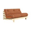 Divano arancione/marrone allungabile 160 cm Roots – Karup