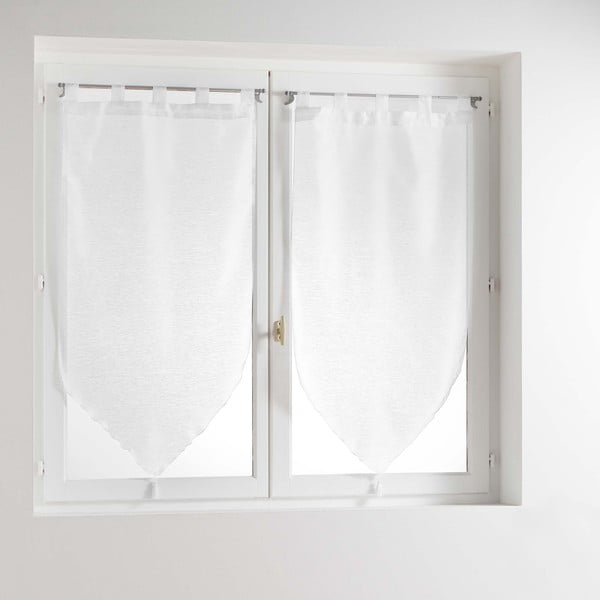 Set di 2 tende in voile bianco 45x90 cm Lissea - douceur d'intérieur
