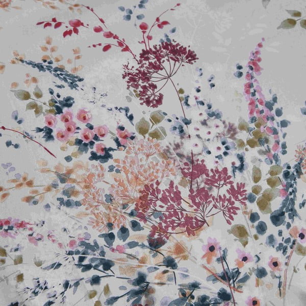 Biancheria da letto bianca e beige 200x200 cm Dried Flowers - Catherine Lansfield-image-4