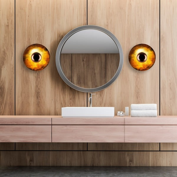 Lampada da parete color rame ø 28 cm Kurt – Opviq lights-image-4