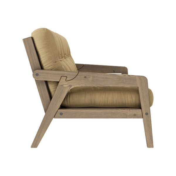 Divano letto giallo 204 cm Grab - Karup Design-image-4