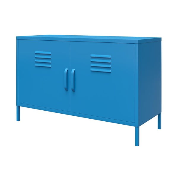 Armadietto in metallo blu , 100 x 64 cm Cache - Novogratz-image-2