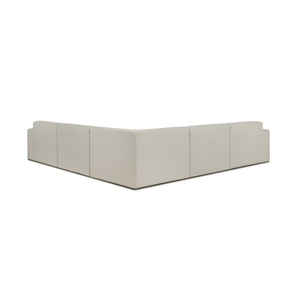 Divano con penisolare beige Roxy - Scandic-image-3