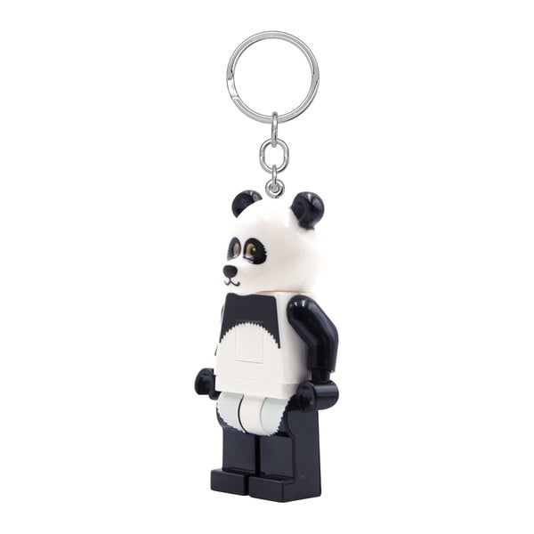 Portachiavi bianco e nero con torcia Iconic Panda - LEGO®-image-3