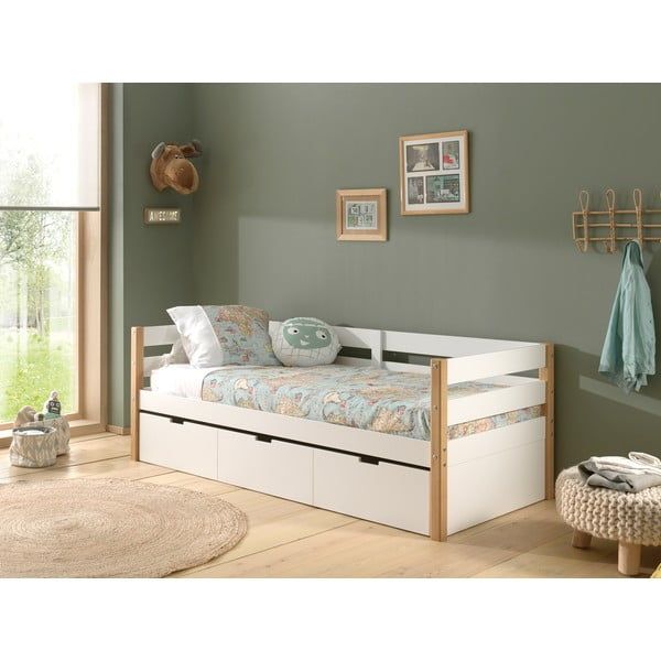 Letto bianco per bambini 90x200 cm Margrit - Vipack-image-2
