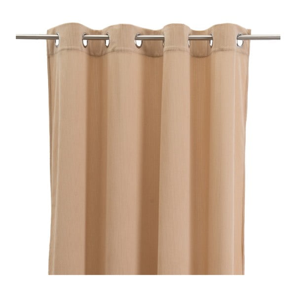 Tenda marrone chiaro in velluto a coste 140x260 cm Merely – Casa Selección