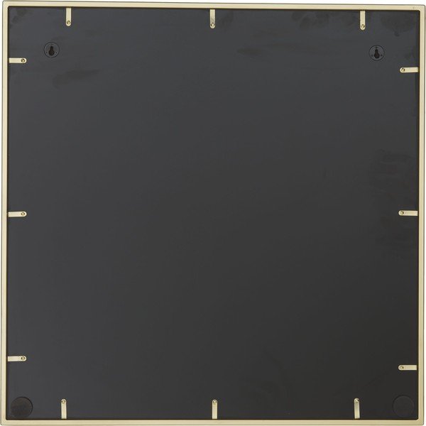 Specchio da parete con cornice in metallo color oro , 70 x 70 cm Clarita - Westwing Collection-image-1
