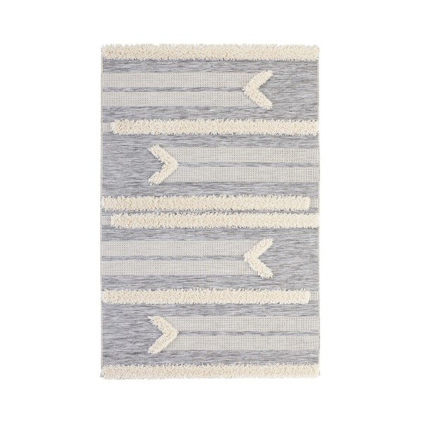 Tappeto grigio Handira Arrow, 155 x 230 cm - Mint Rugs