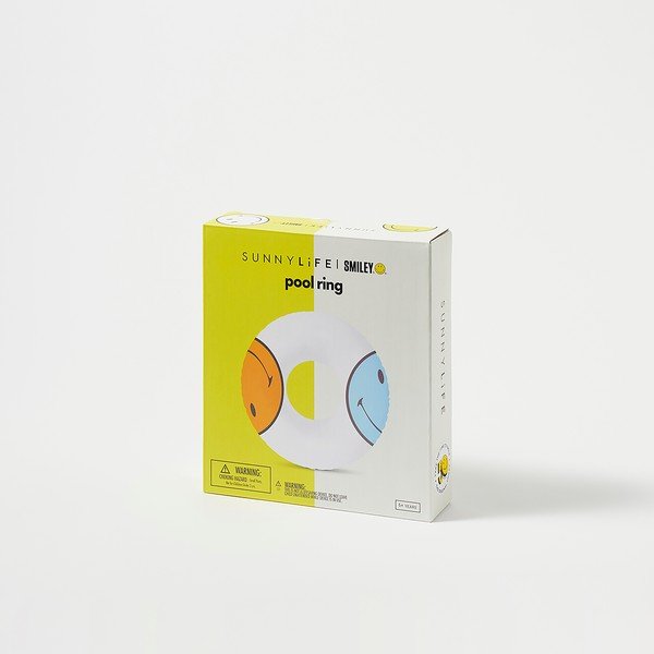 Anello gonfiabile , ø 110 cm Smiley - Sunnylife-image-4