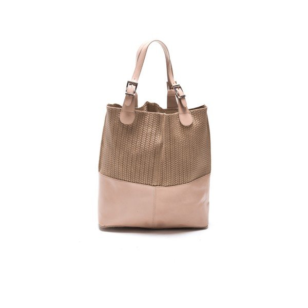 Kožená kabelka Roberta M. 848 Fango