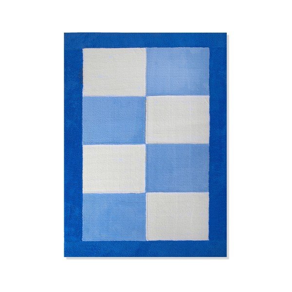 Dětský koberec Mavis Blue Squares, 120x180 cm