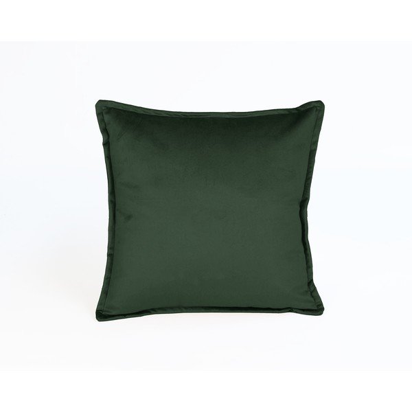Cuscino in velluto verde scuro Tercio, 45 x 45 cm - Velvet Atelier