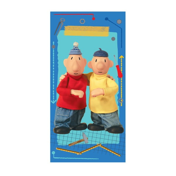 Asciugamano in cotone per bambini 70x140 cm Pat a Mat - Jerry Fabrics