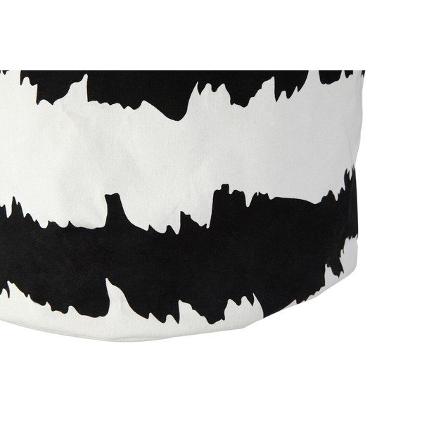 Cesta per il bucato bianca e nera in tessuto Harga – Premier Housewares-image-2