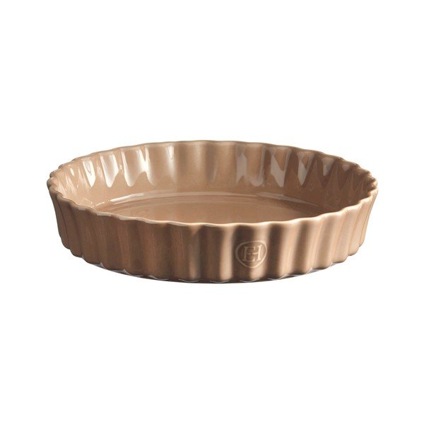 Béžová koláčová forma Emile Henry, ⌀ 28 cm