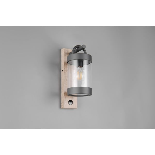 Illuminazione esterna con sensore di movimento da parete (altezza totale 33 cm) Sambesi – Trio-image-2