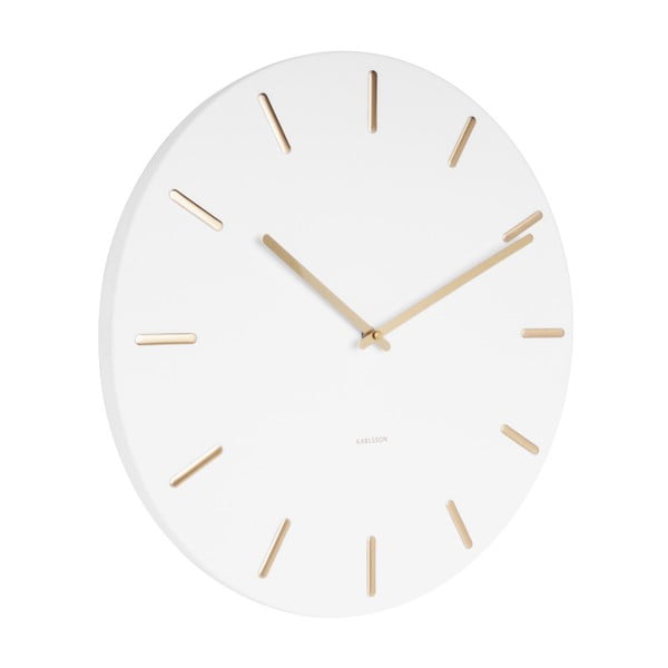 Orologio da parete bianco Charm - Karlsson-image-1