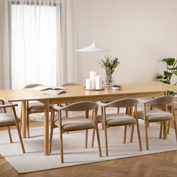 Sedia da pranzo beige/di colore naturale Addi – Actona-image-1