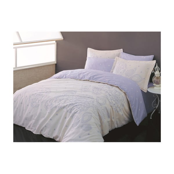 Biancheria da letto in cotone con lenzuolo per letto matrimoniale Maharaja, 200 x 220 cm - Unknown-image-1