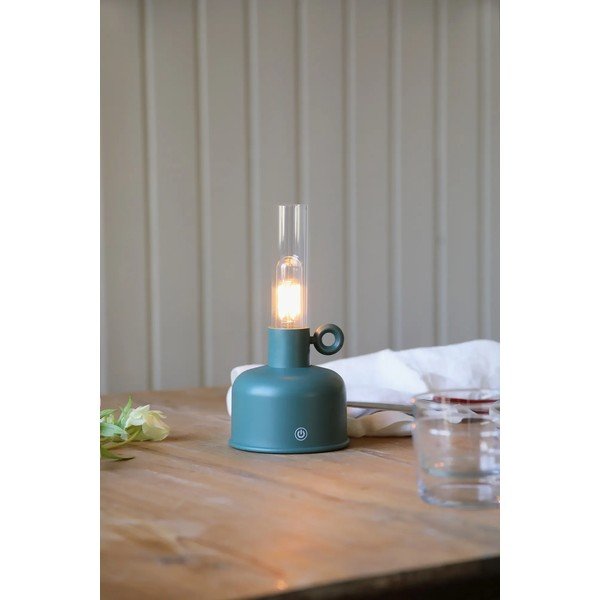 Lampada da tavolo LED verde scuro (altezza totale 22 cm) Astrid – Markslöjd-image-1