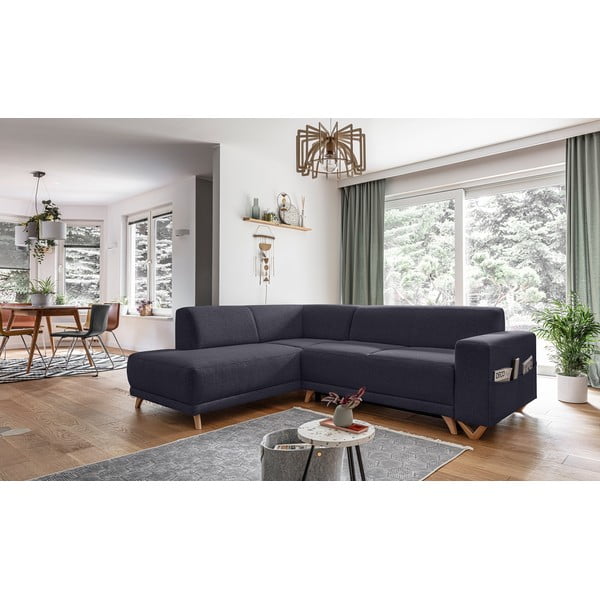 Divano angolare color antracite allungabile e con contenitore (penisola a sinistra/a L) Classy Sophie – Miuform-image-3