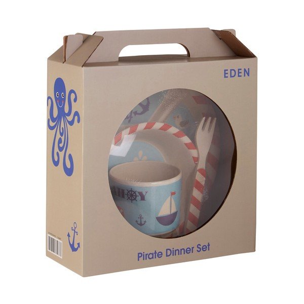 Set da pranzo per bambini in bambù 5 pz Eden – Premier Housewares-image-3