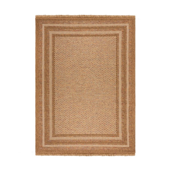 Tappeto per interni ed esterni in colore naturale 120x170 cm Layla Border - Flair Rugs