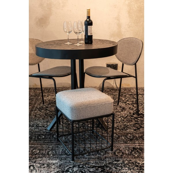 Poggiapiedi grigio chiaro Milou – White Label-image-3