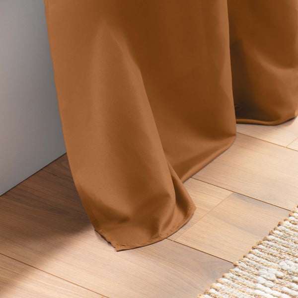 Tenda marrone in microfibra 140x260 cm Absolu – douceur d'intérieur-image-3