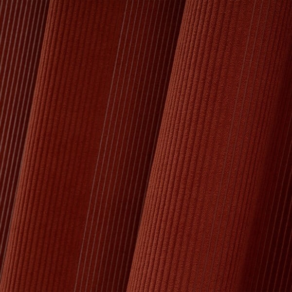 Tenda color terracotta in velluto a coste 140x260 cm Merely – Casa Selección-image-4
