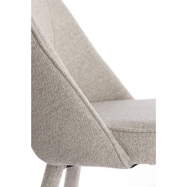 Sedia da pranzo grigio chiaro Djeslin - Light & Living-image-4