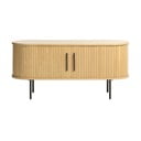 Tavolo TV in rovere di colore naturale 120x56 cm Nola - Unique Furniture