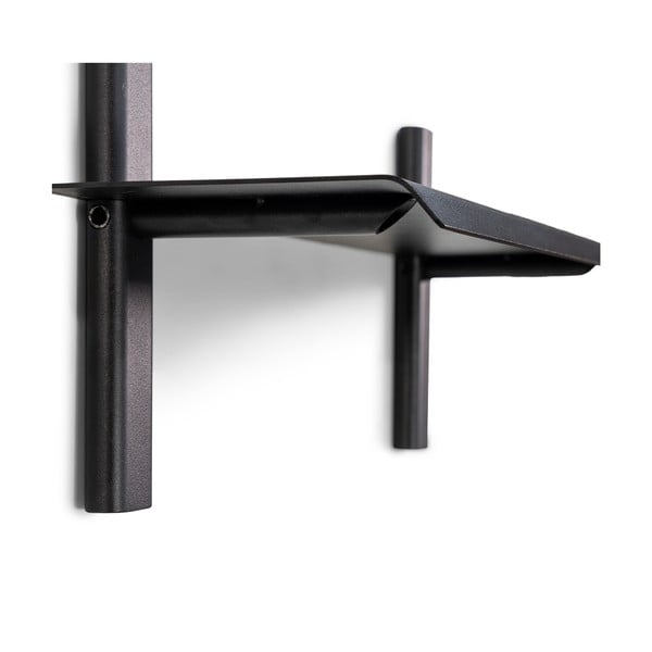 Mensola nera in metallo 60 cm Hola – Spinder Design-image-3