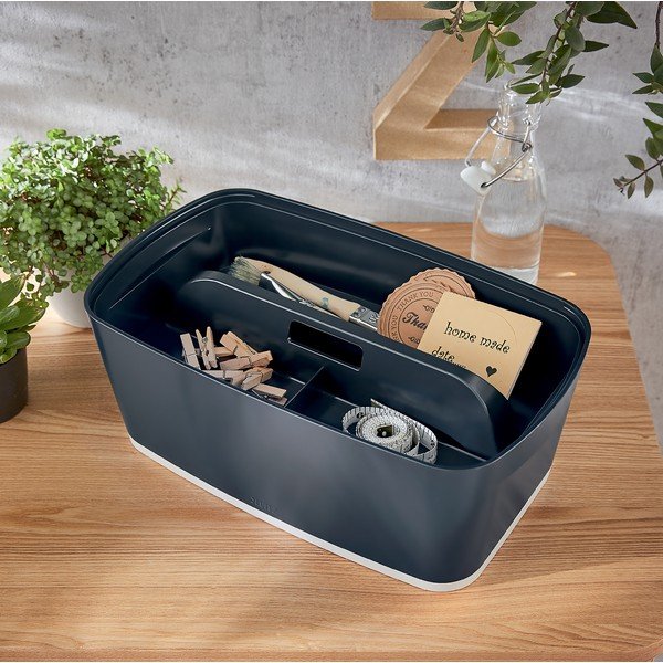 Organizer in plastica nera per cancelleria/cassetto MyBox - Leitz-image-3