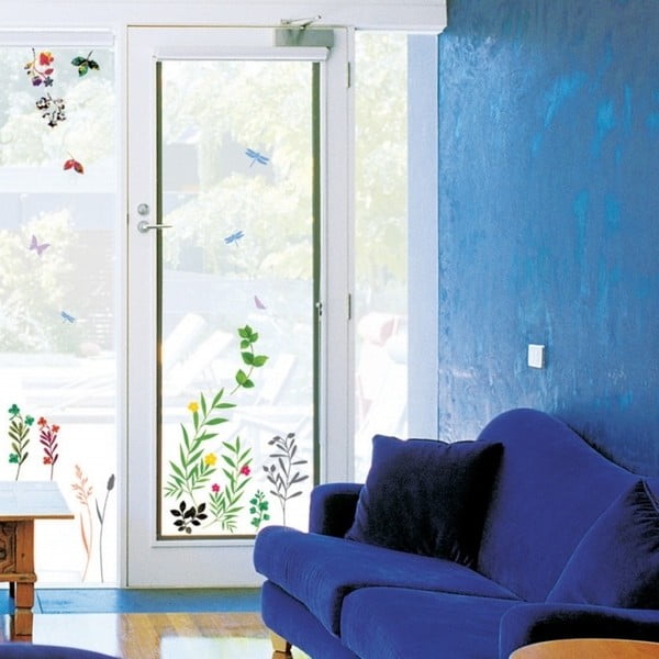 Sticker Erba e farfalle - Ambiance-image-2