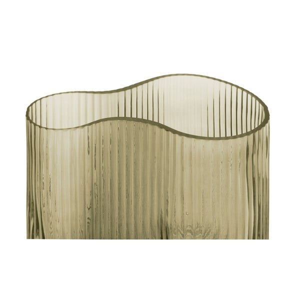Vaso in vetro verde Allure Wave - PT LIVING-image-2