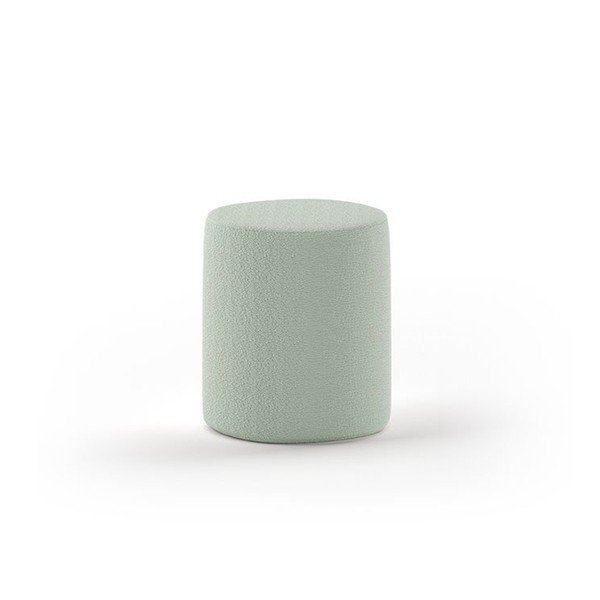 Pouf per bambini verde chiaro in tessuto bouclé MOON - Vipack