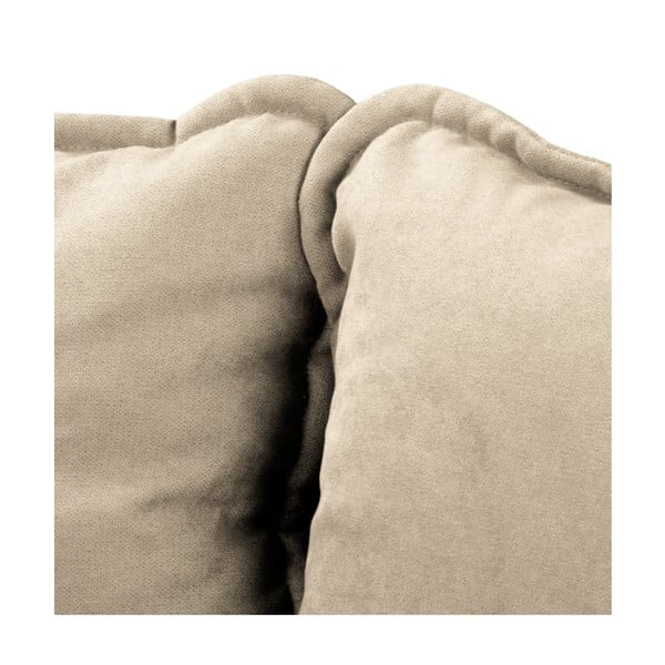 Divano beige 193 cm Beata - Ropez-image-1
